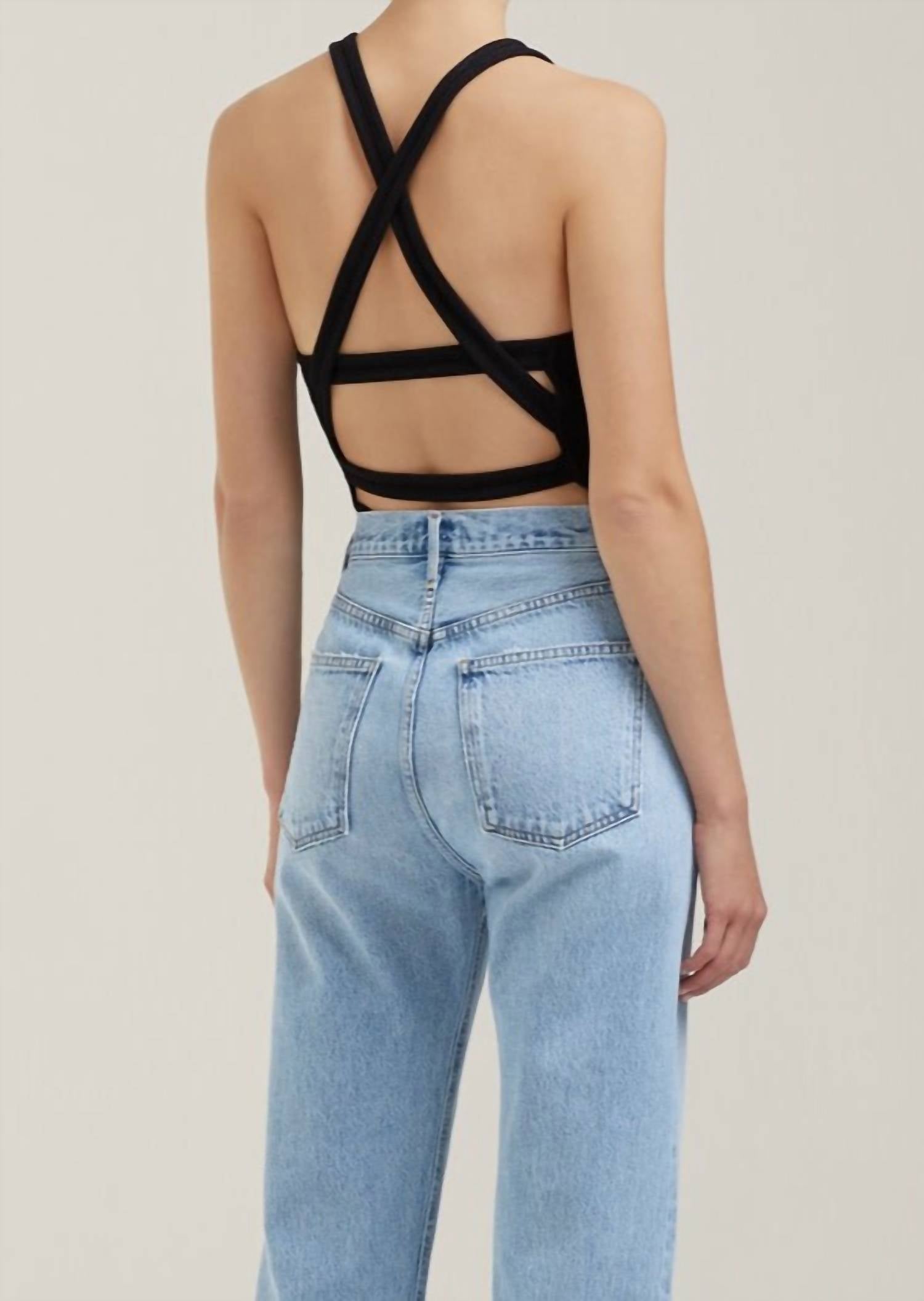 Agolde - Women's Nova Banded Back Bodysuit