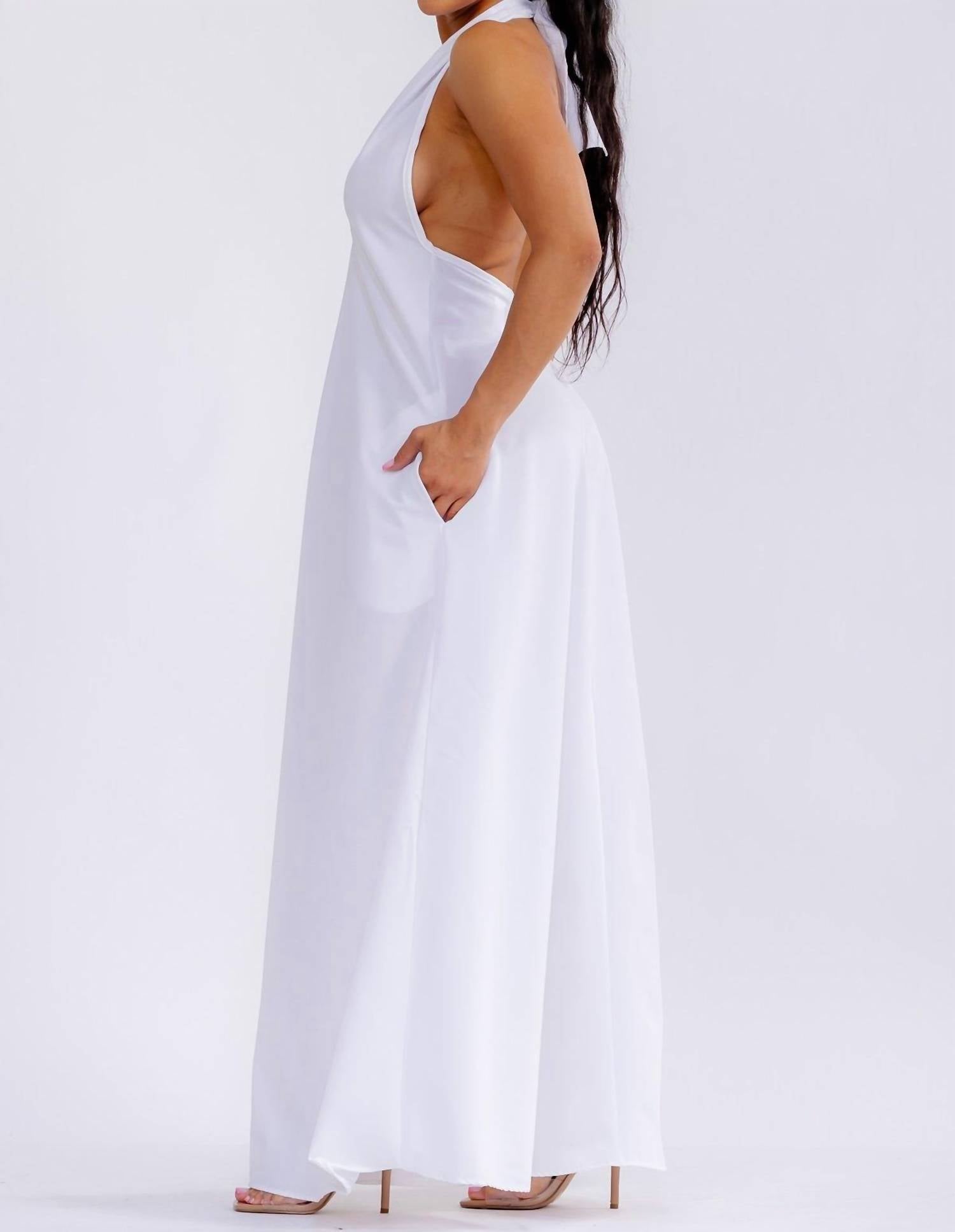 Karen T Design - Halter Neck Maxi Dress