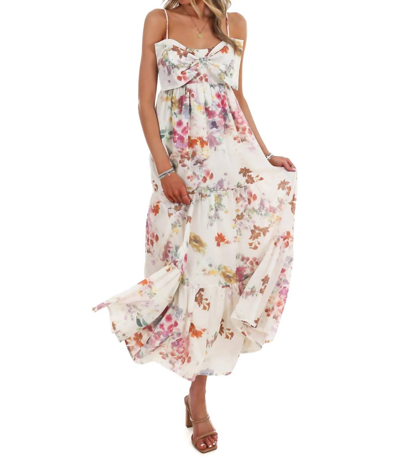 Storia - Women's Pretty In Petals Floral Maxi Dress
