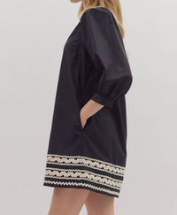 Entro - Contrast Mini Dress