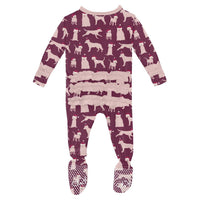Kickee - Kids' Ruffle Footie with Snaps