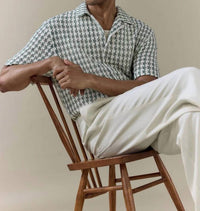 Percival - Freddie Crochet Boxy Shirt