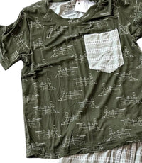 Laree + Co. - Boy's Thomas Trains Bamboo Youth T-shirt & Shorts Set