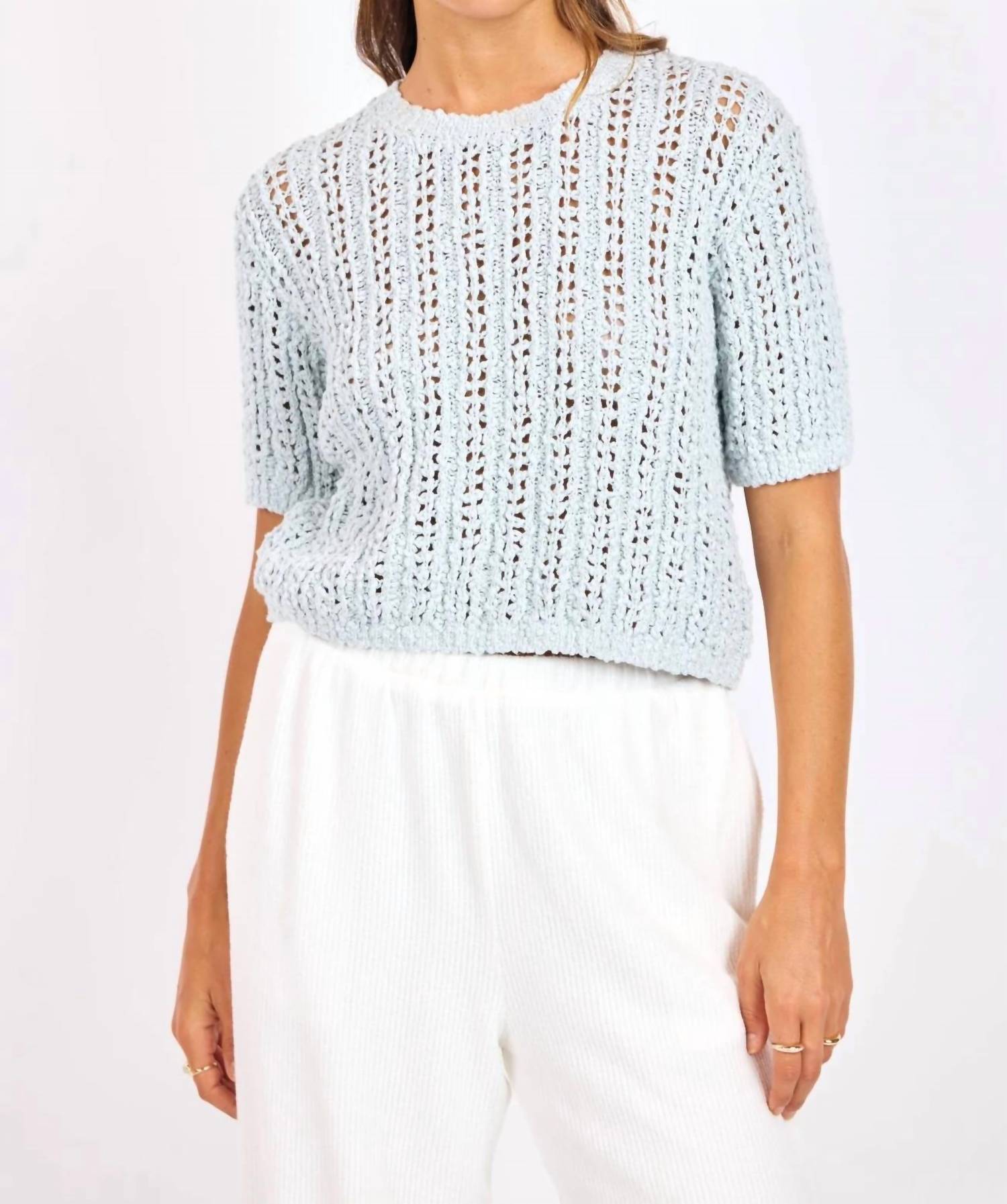 Sage The Label - Peruse Short Sleeve Sweater