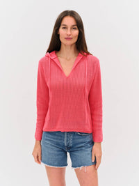 Six/Fifty - Drift Crochet Knit Hoodie