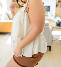 Andree By Unit - All Tied Up Peplum Tank