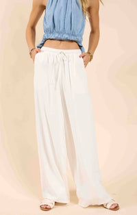 Sadie & Sage - Sugarloaf Elastic Waist Pants With Lining
