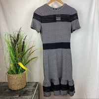 Michael Kors - Combo Check Cutout Mini Dress