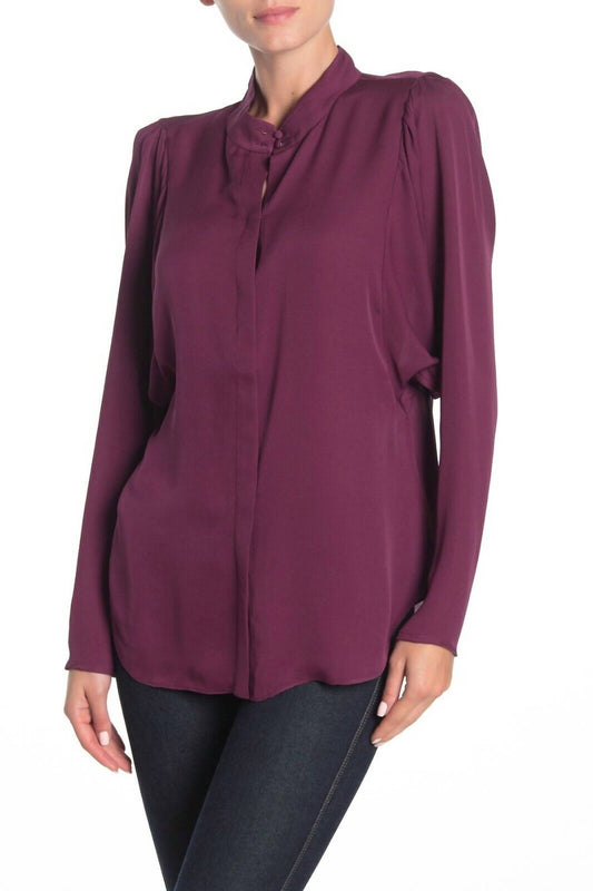 Joie - Rashelda Silk Plum Dolman Sleeve Blouse