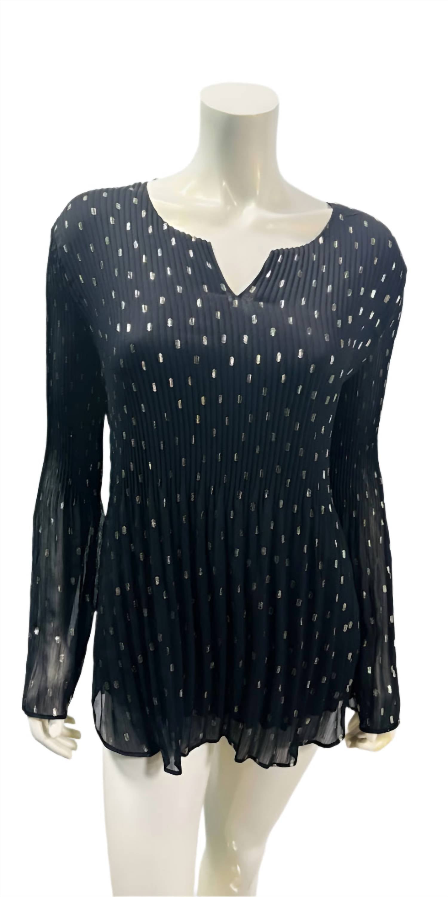 Frank Lyman - Women's Long Sleeve V Neck Blouse