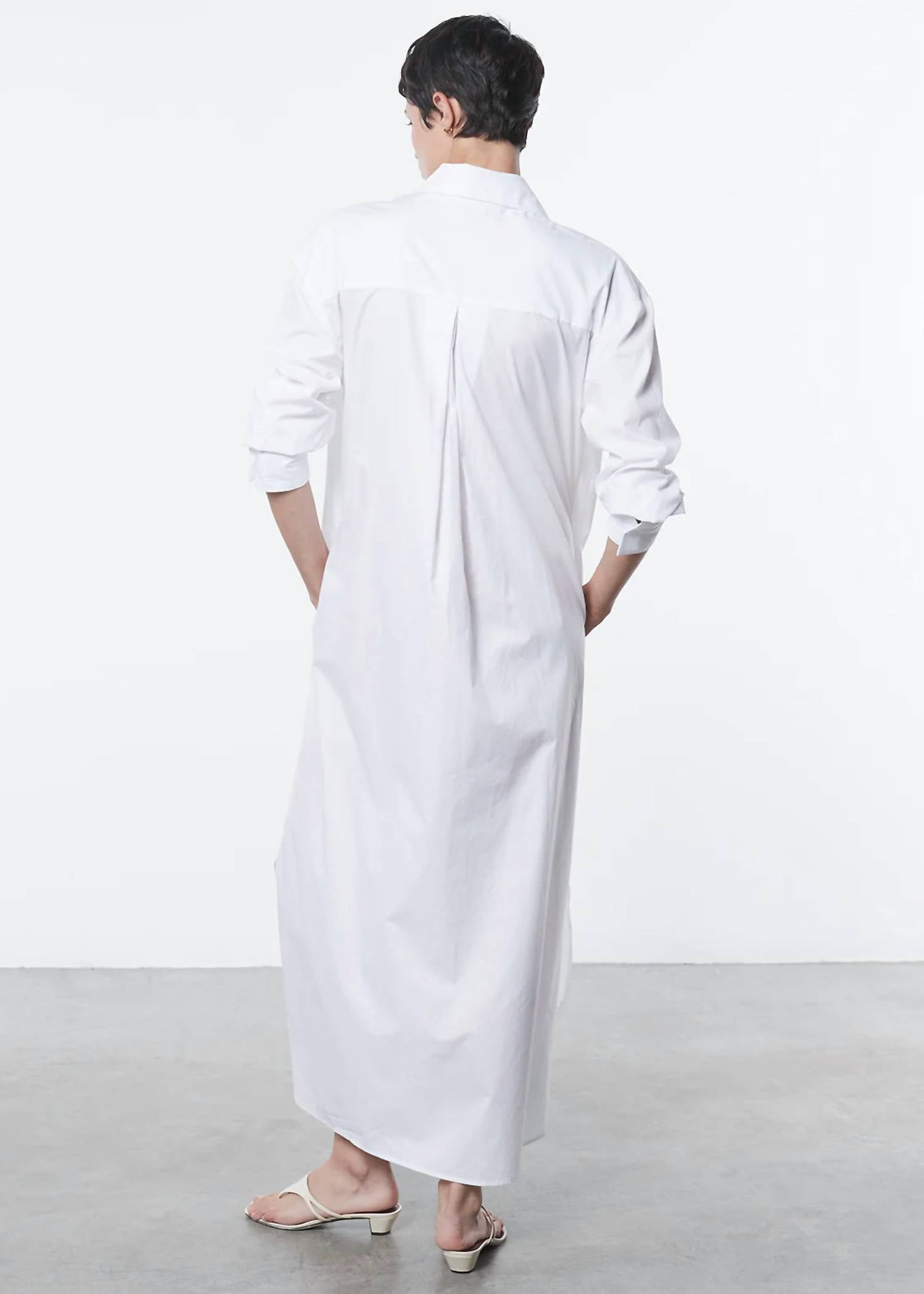 Enza Costa - Poplin Maxi Shirtdress