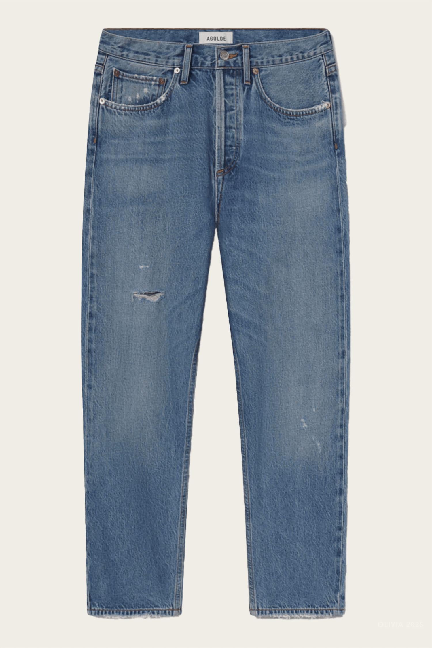 Agolde - 90's Crop Mid Rise Straight Jean