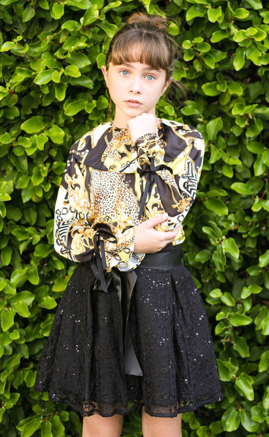 Mademoiselle Charlotte - Kid's Sequin Skirt