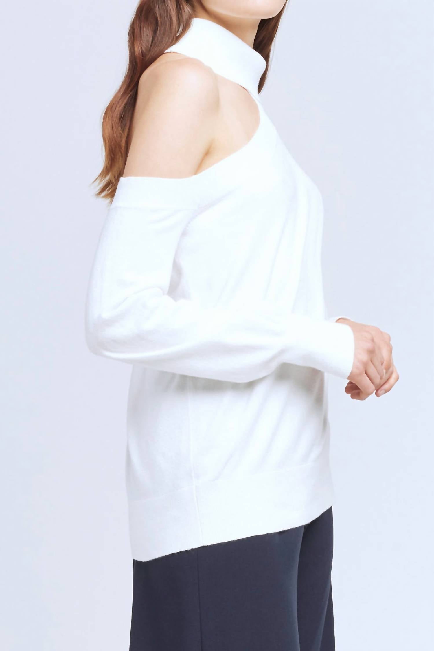 L'Agence - Easton One Shoulder Sweater