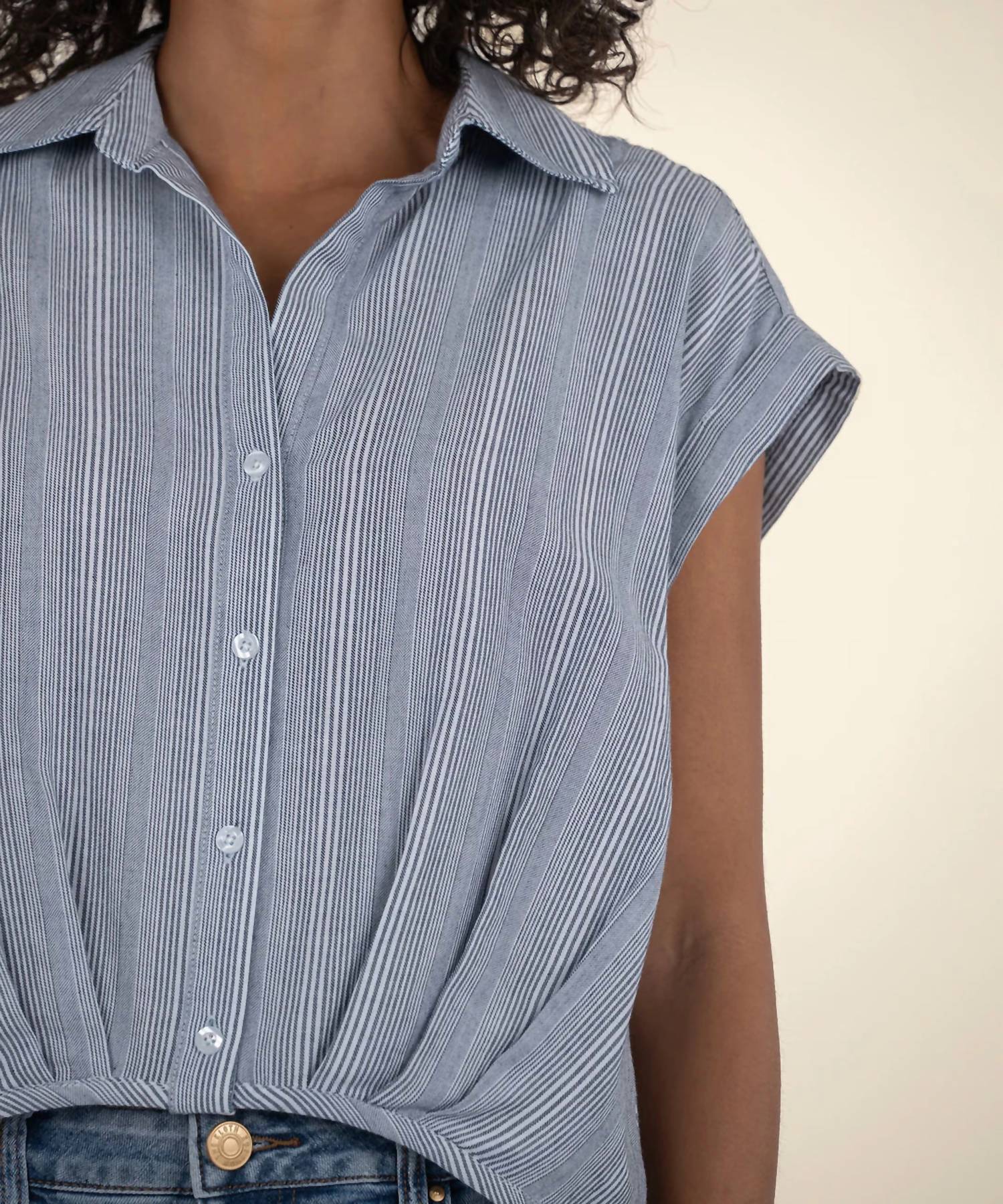 Kut From The Kloth - Gaia Pleat Hem Top