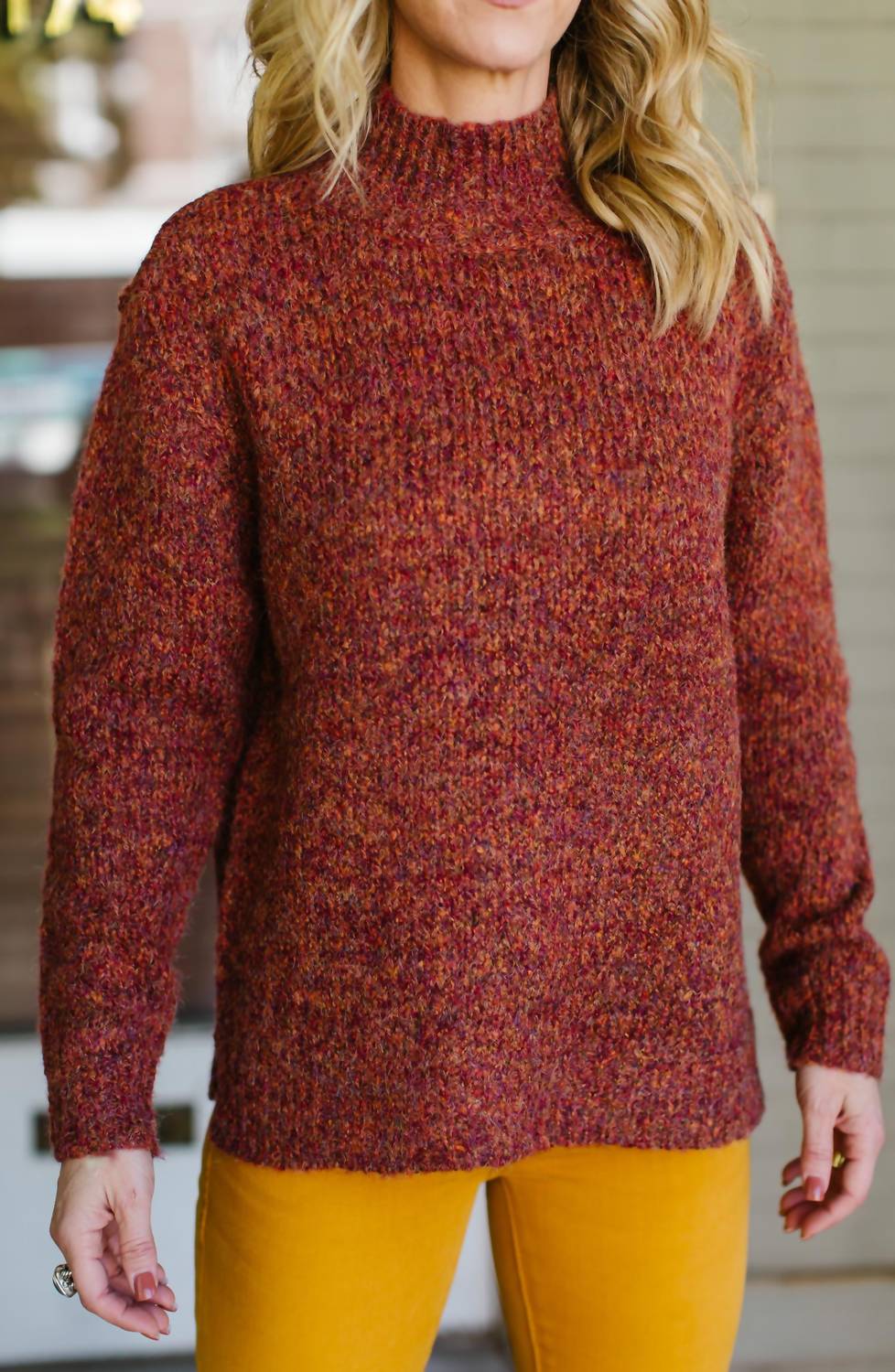 Mock Neck Sweater