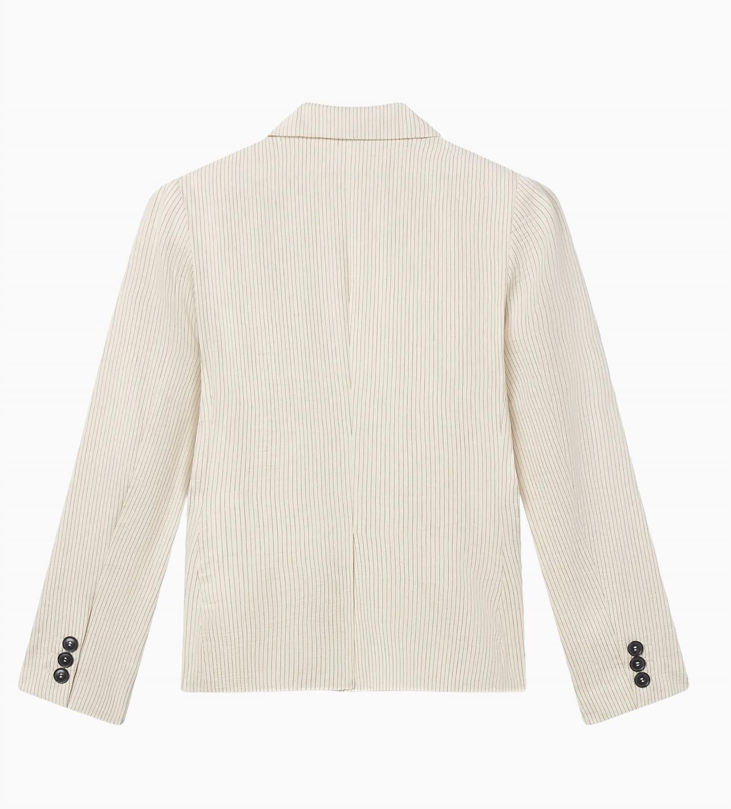 Frame - The Striped Smart Blazer