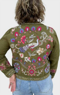 Johnny Was - Linen Bolero Jacket
