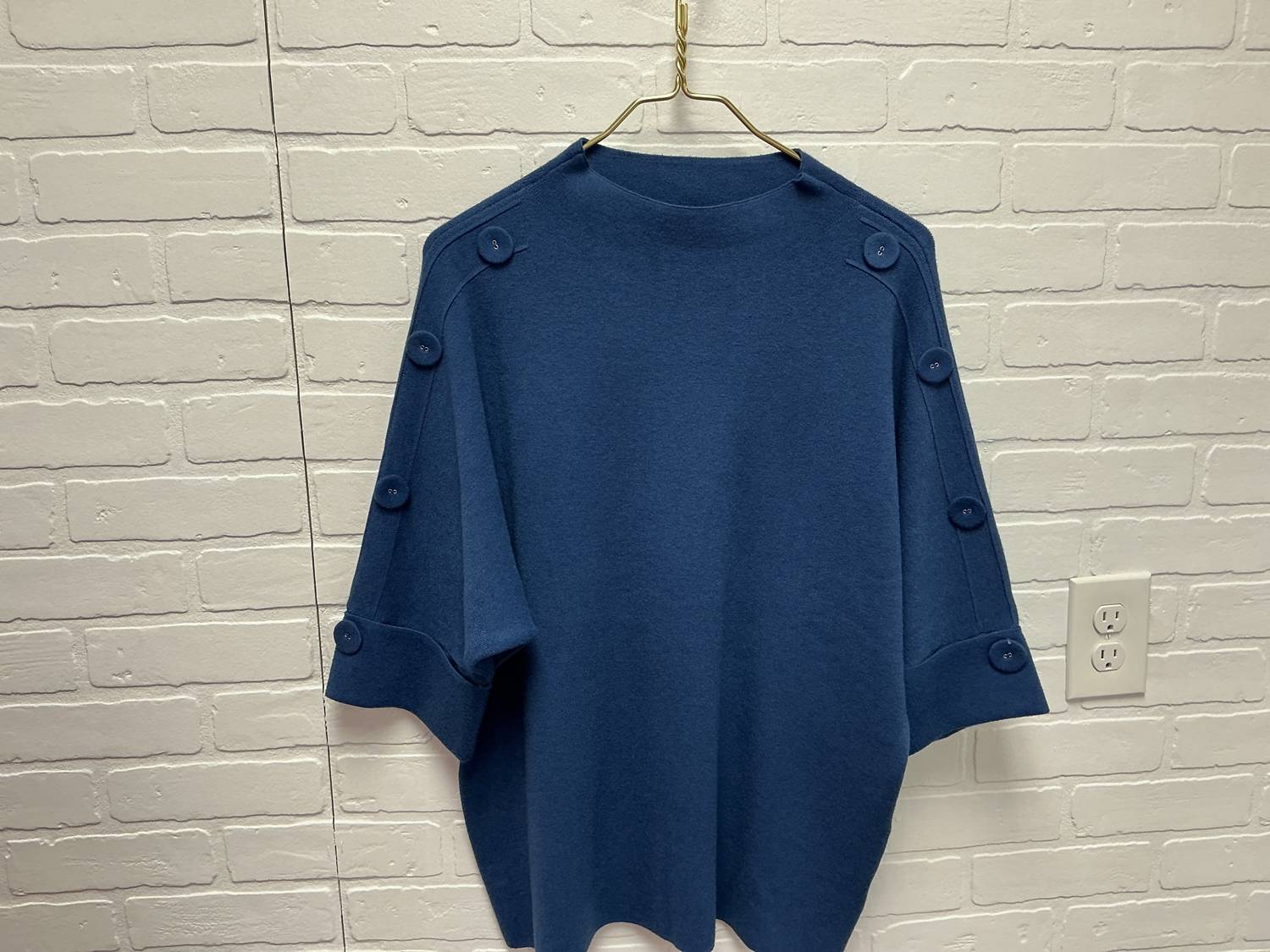 COCO + CARMEN Women's Heavenly-Luxe Sweater in blue - women's sweater