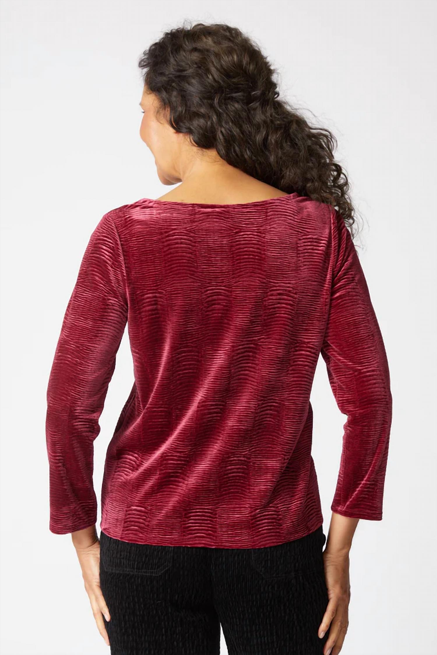 Habitat - Crinkle Velvet on the Town Top