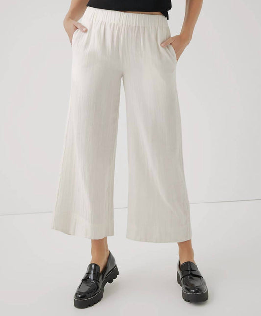 Pact - Women's Coastal Double Gauze Wide Leg Pant