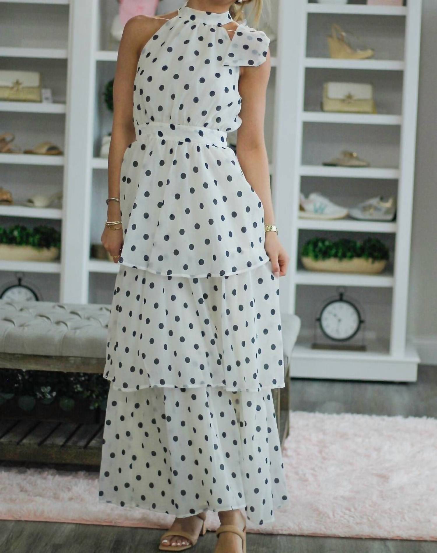 Flying Tomato - Polka Dot Tiered Dress