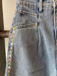 Tractr - Girl's Flare Jean With Taping