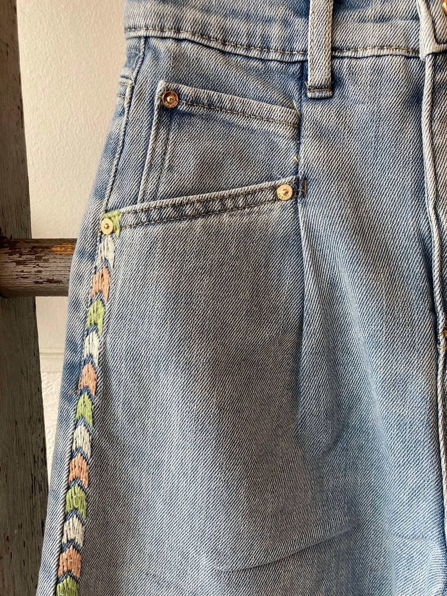 Tractr - Girl's Flare Jean With Taping