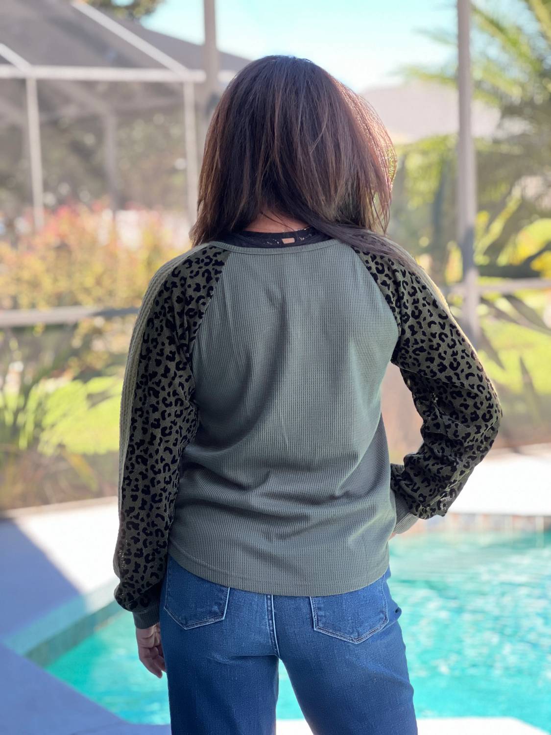 Kori - Mixed Messages Leopard Top