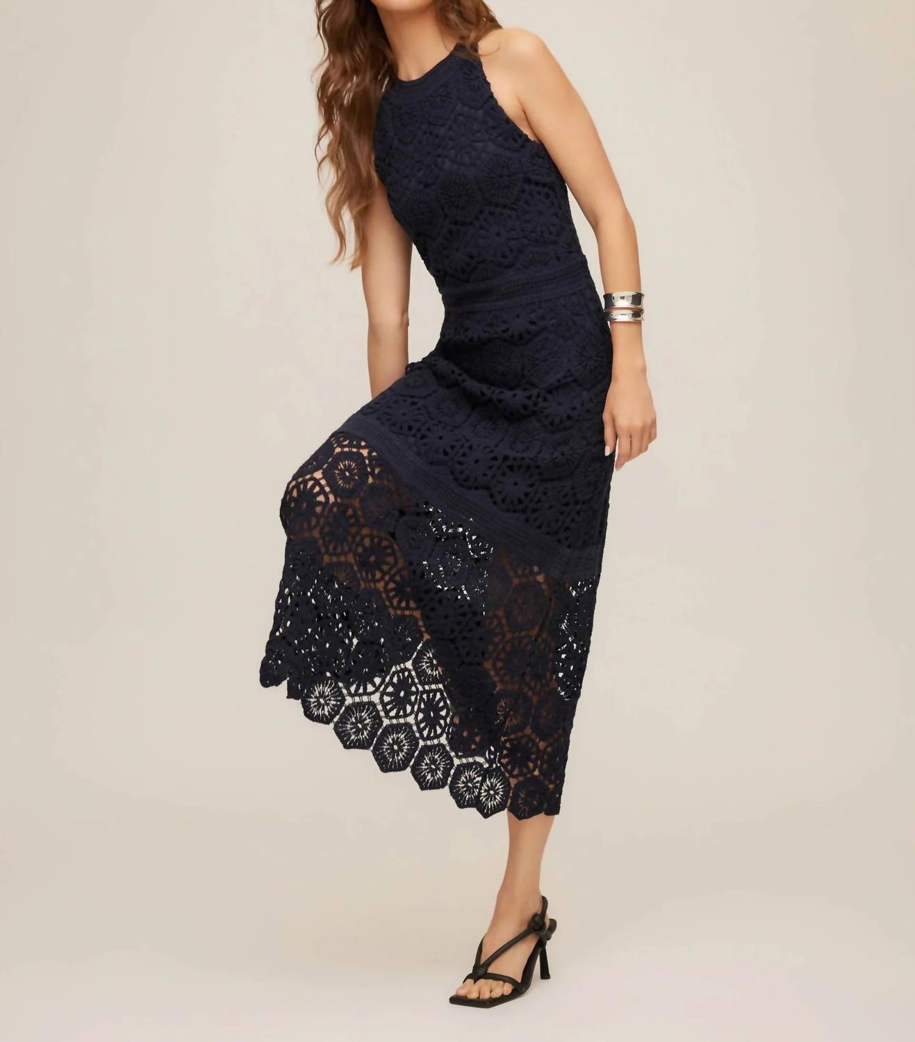 Fifteen Twenty - Londyn Crochet Midi Dress