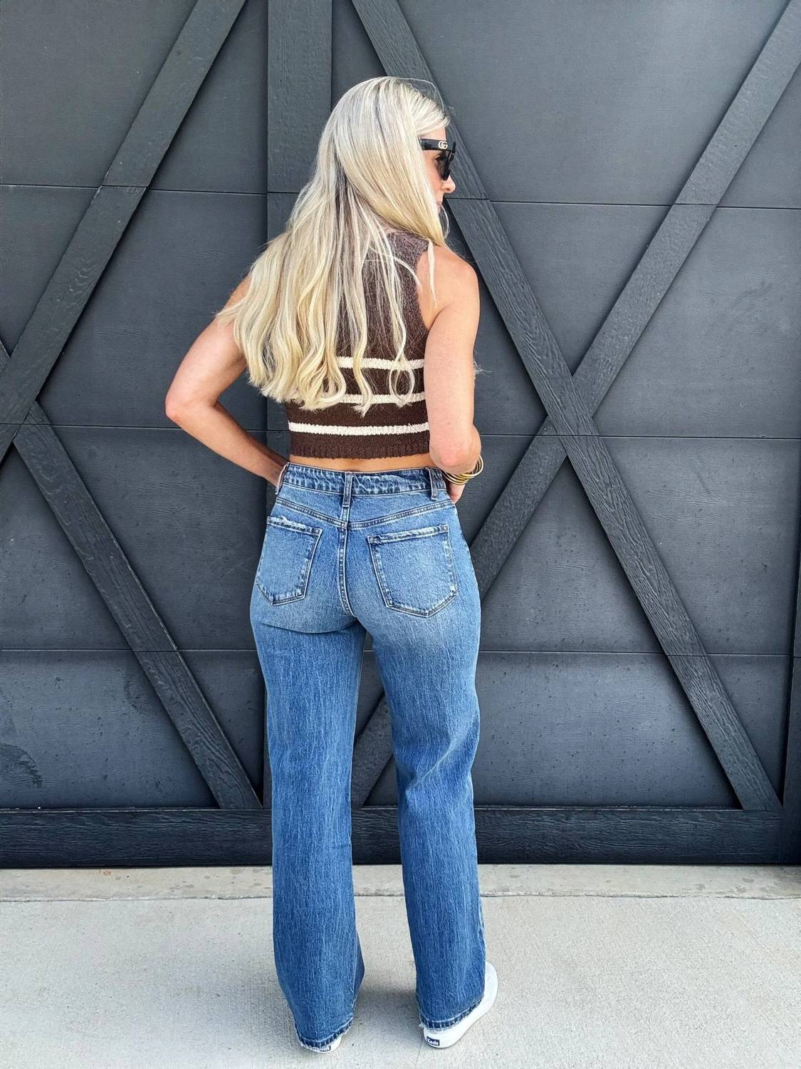 Vervet By Flying Monkey - Vervet High Rise Full Length Jeans