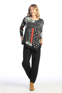Jess & Jane - Amelia Asymmetric Slinky Knit Top