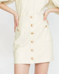 Stellah - Button Front Mini Skirt