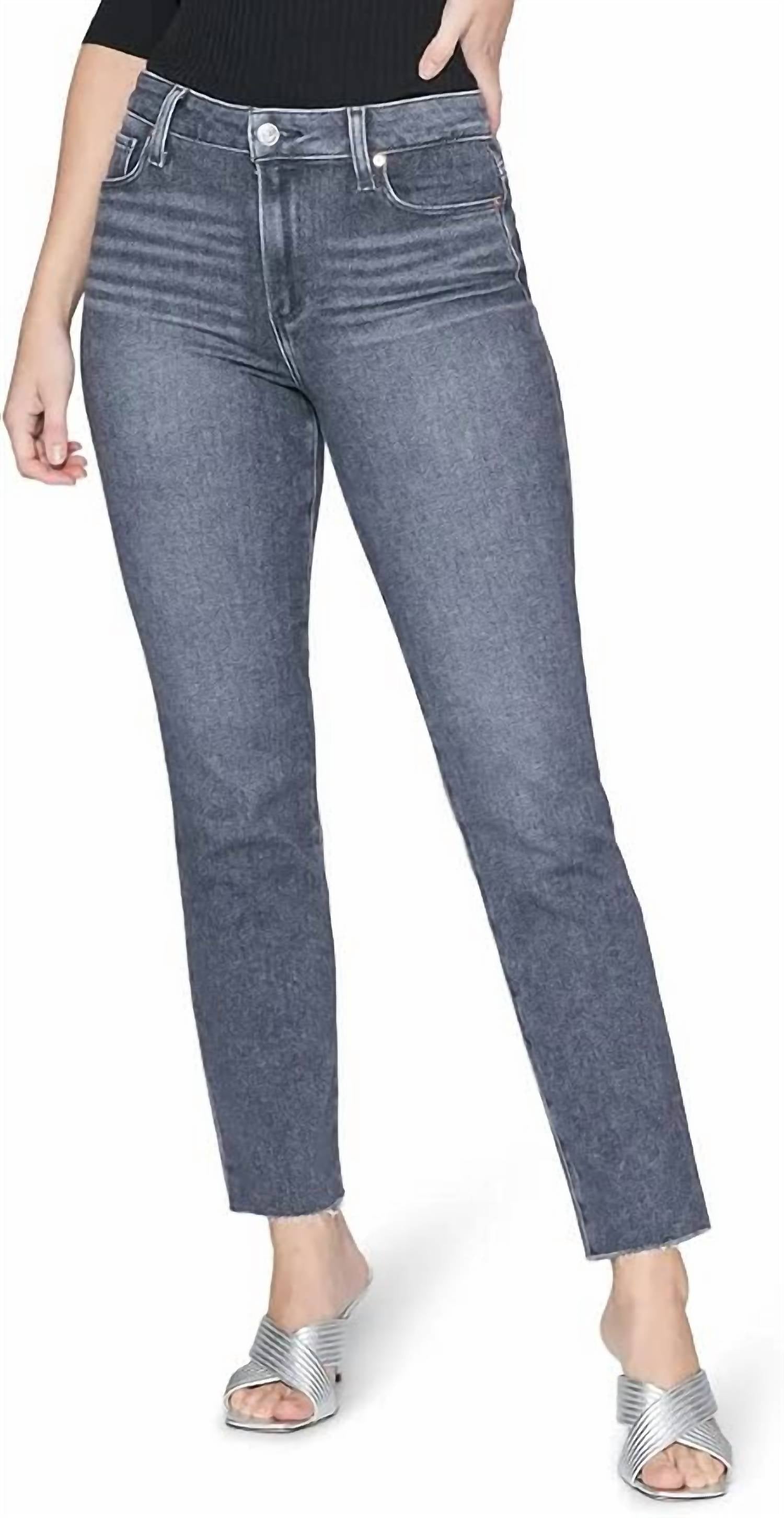 Paige - Cindy Straight Leg Jeans