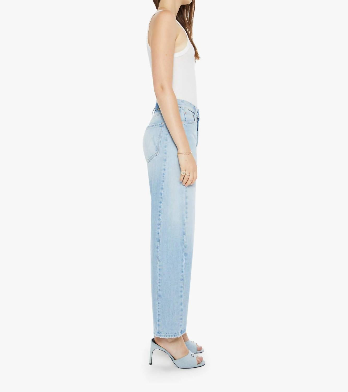 Mother - Women's Back Pedal Full Pipe Flood Jeans