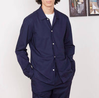 Officine Générale Eloan Shirt in night sky - men's shirt