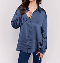 Charlie B - Solid Satin Shirt