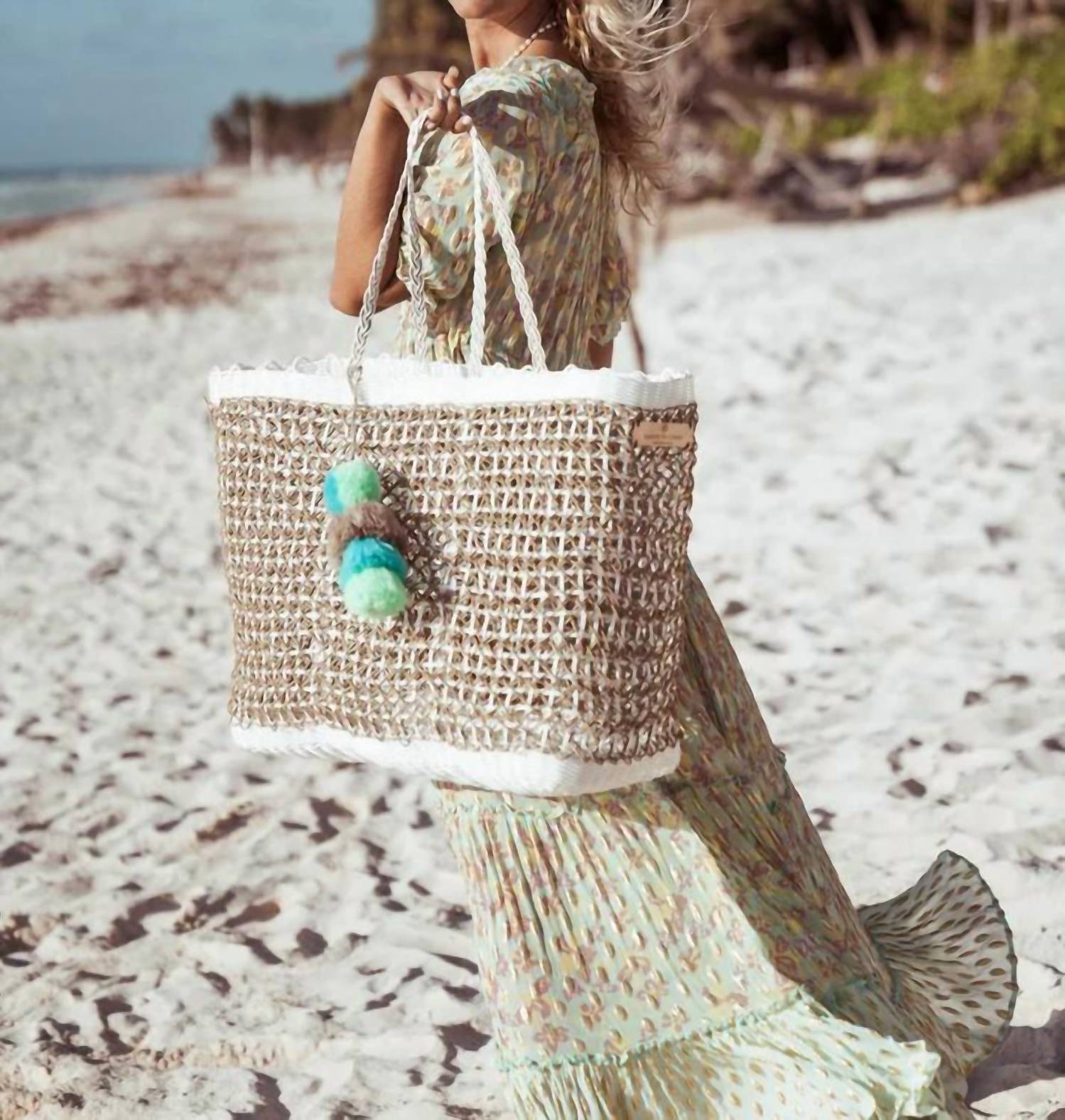Squeeze De Citron - Women's Coastal Cable Tote Bag