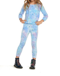 Chaser - Tie Dye Bolts Hacci Leggings