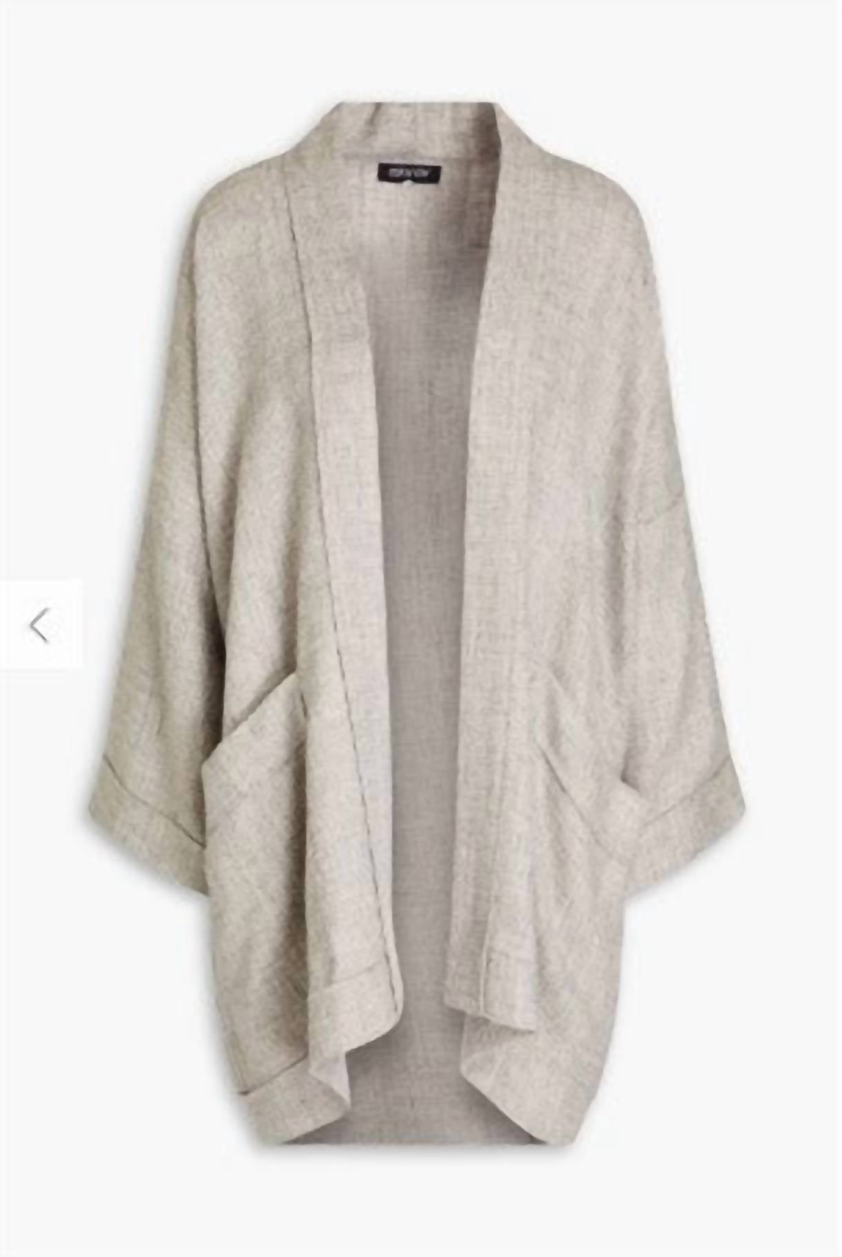 Eskandar - Slub Alpaca-Blend Kimono