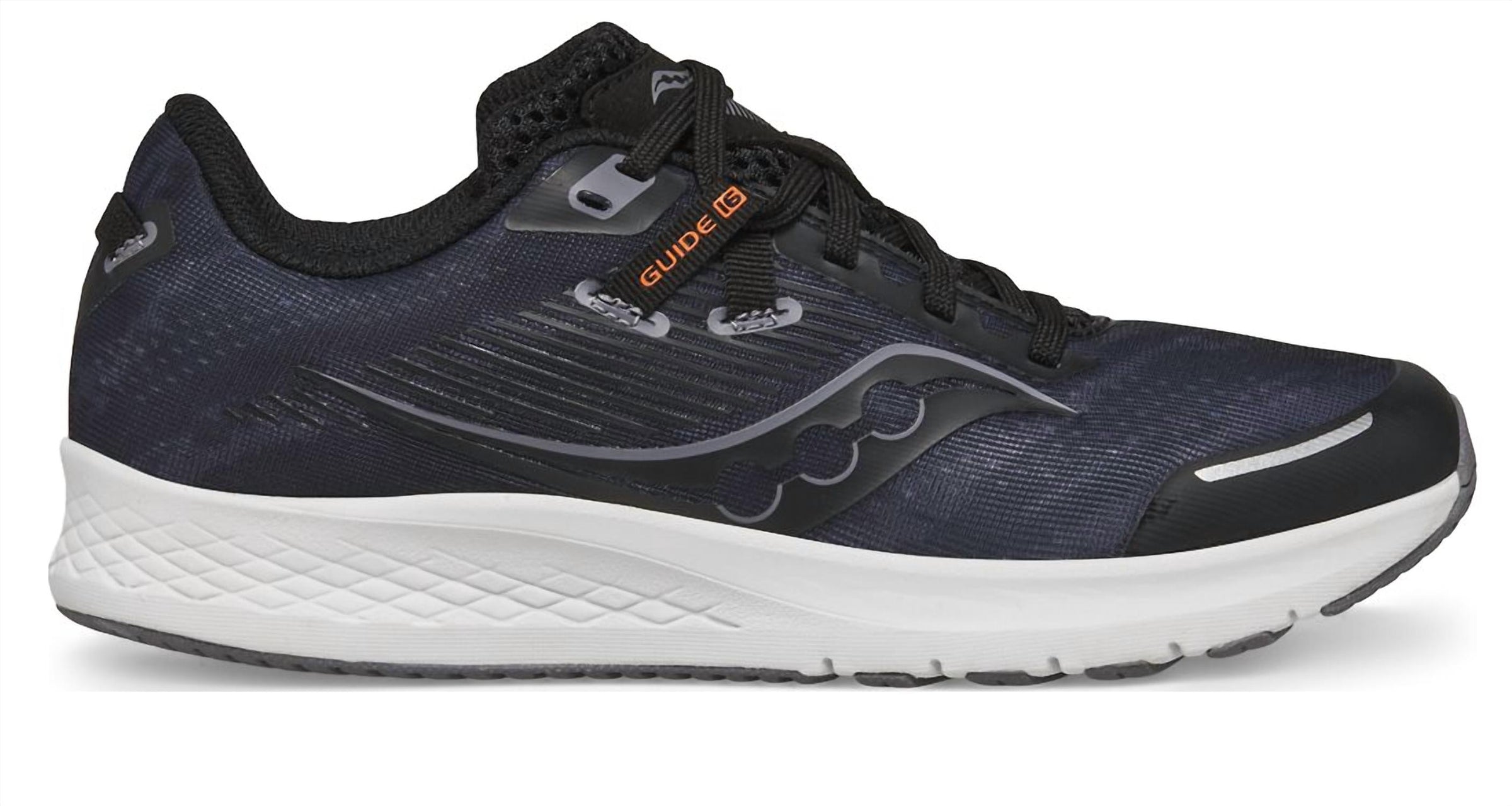 SAUCONY Kid's Guide 16 Sneakers in black white - kids' sneaker - alternate view
