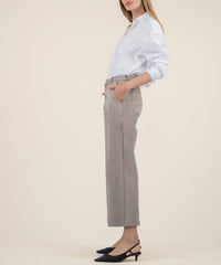 KUT FROM THE KLOTH Meg High Rise Wide Leg Jeans in coffee cream - women's jeans - alternate view