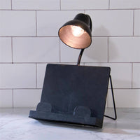 Audrey'S - Industrial Iron Book Stand with Built-in Light
