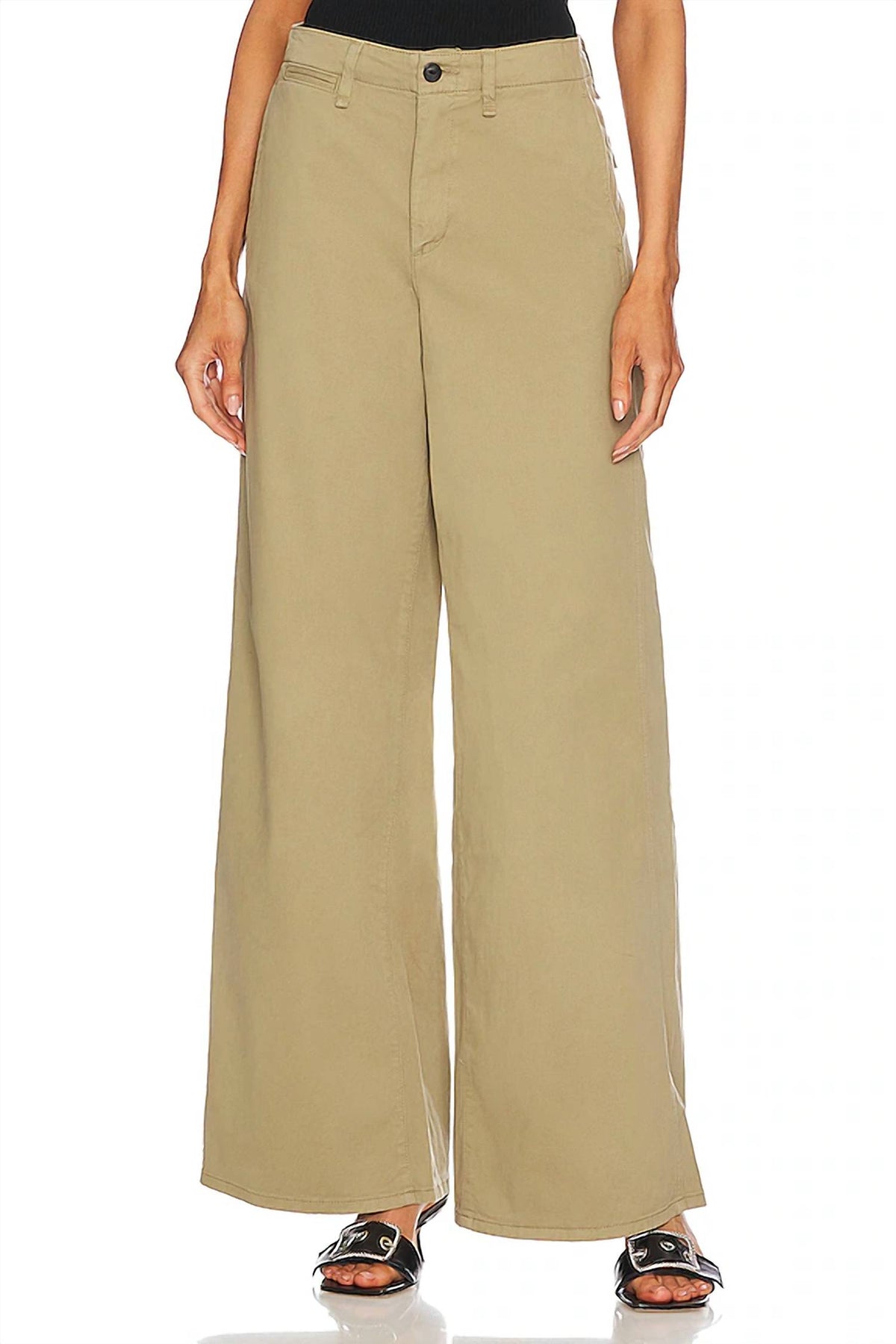 Rag & Bone - Sofie Wide Leg Chino Trousers