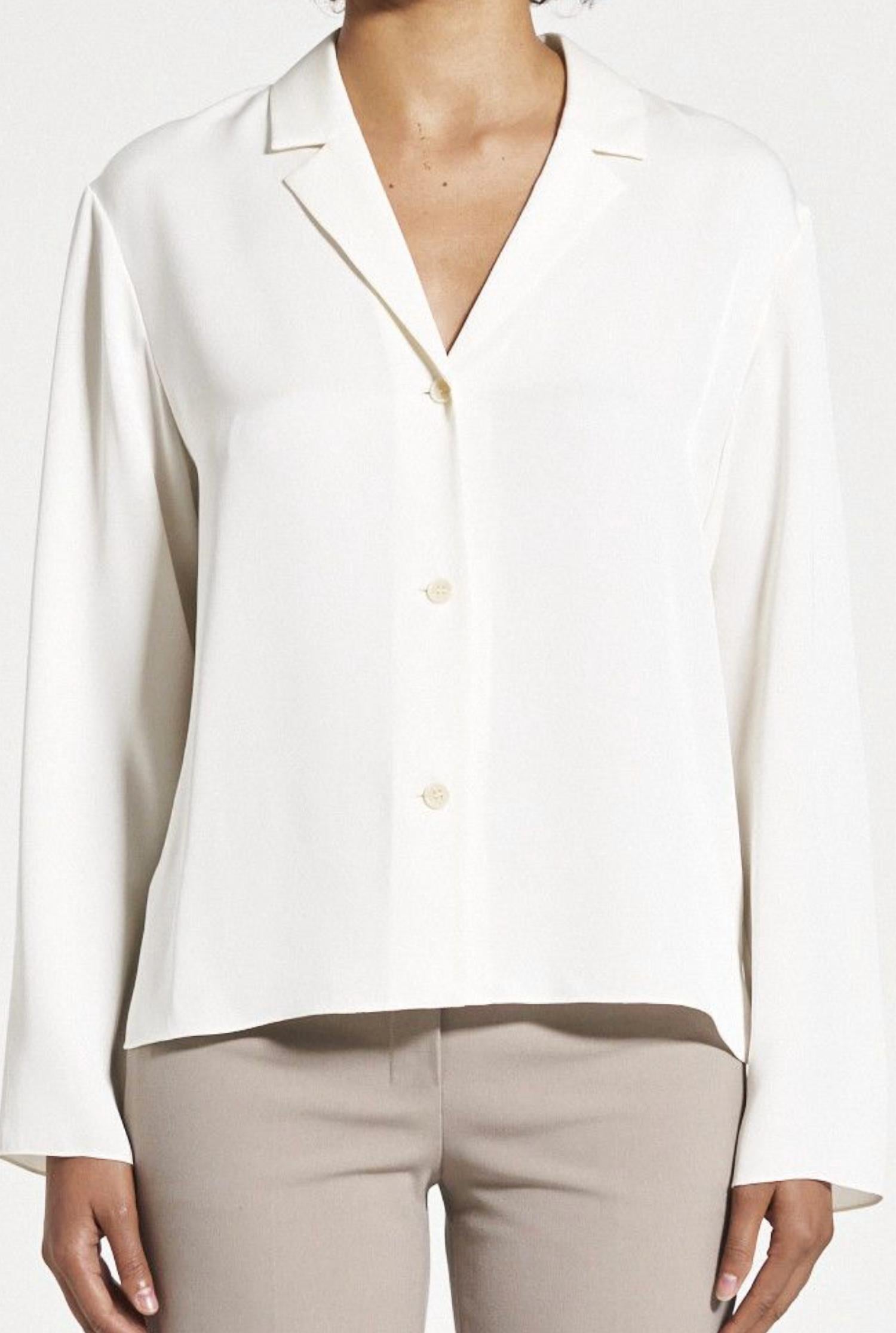 Theory - Lapel Collar Blouse