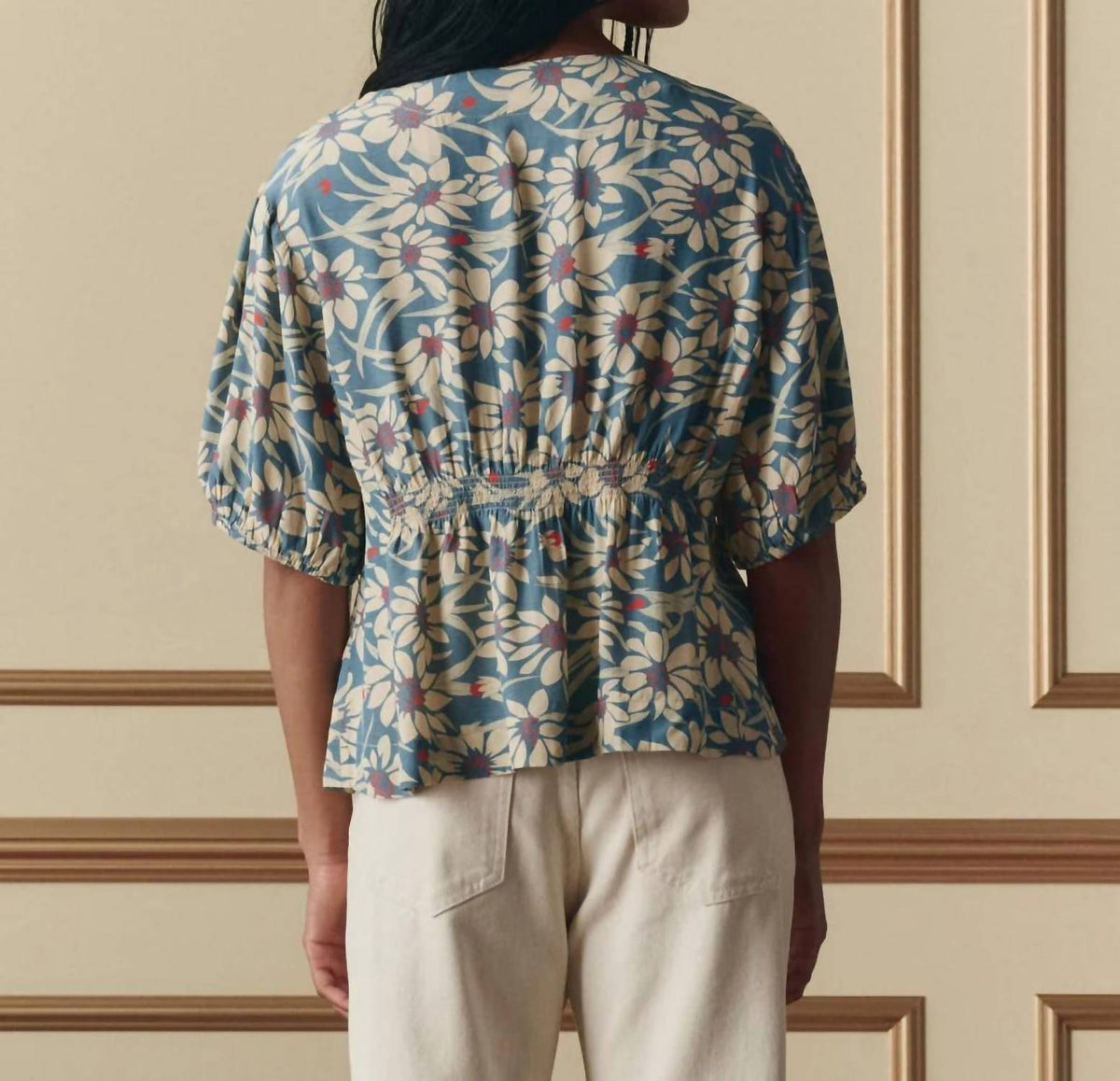 The Great. - Hayflower Voluminous Sleeves Top
