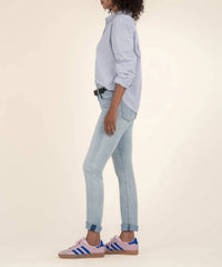 KUT FROM THE KLOTH Catherine Boyfriend Jean in clear - women's jeans - detail view