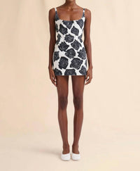 Marni - Luna Print Bonded Poplin Mini Dress