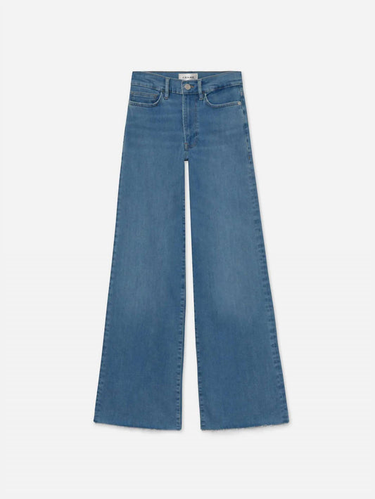 Frame - Le Slim Palazzo Raw Fray Jeans