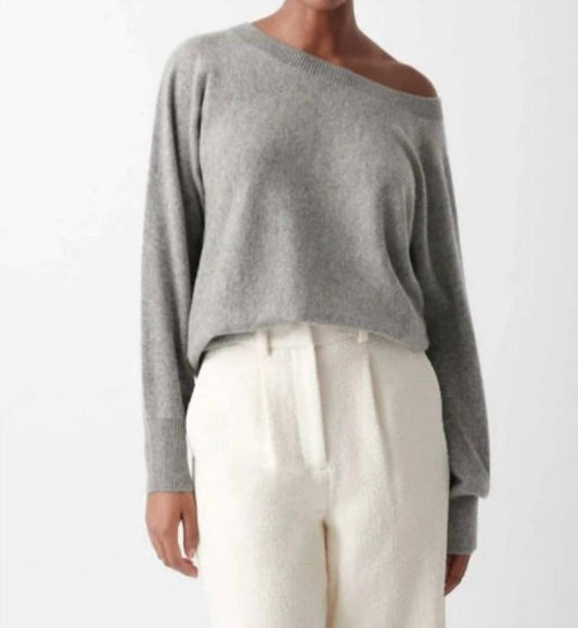White + Warren - Cashmere Off Shoulder Sweater
